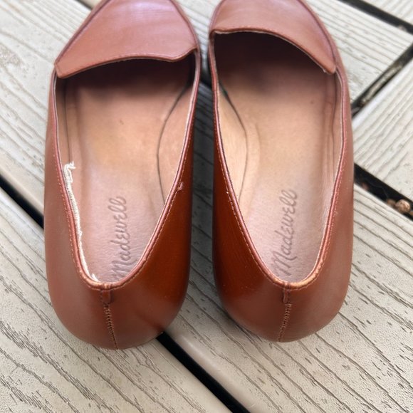 Madewell Pointed Toe Saddle Leather Loafers sz 8.5 - Picture 4 of 5